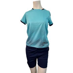 Ladies 2XS Sport Top and Short Set 2 Piece Pull On Shorts Lightweight New